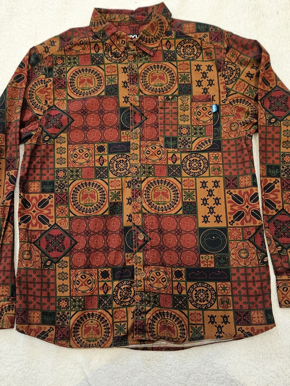 KAVU Westerly Shirt Size L
